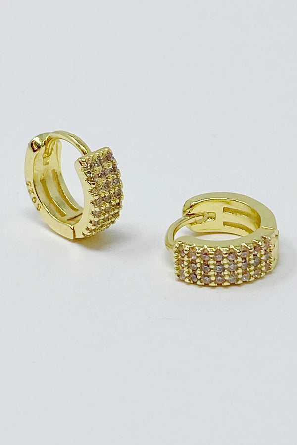 Shiny Mini Hoop Earrings